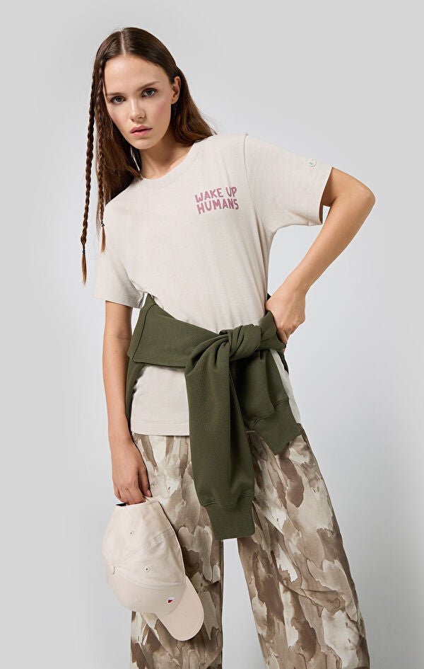 CHAMPION CREWNECK T - SHIRT เสื้อยืดทีเชิ๊ตผู้หญิง - Rev Online