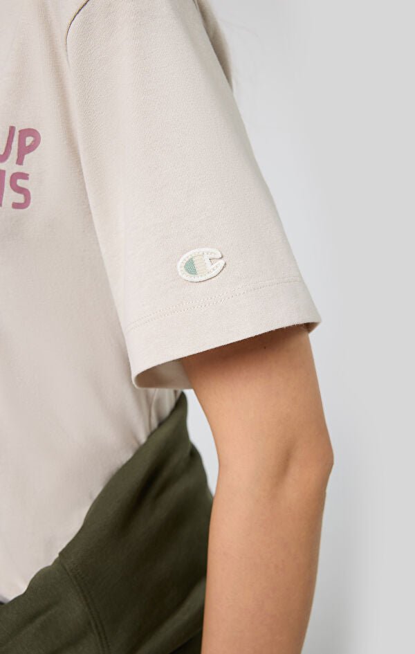 CHAMPION CREWNECK T - SHIRT เสื้อยืดทีเชิ๊ตผู้หญิง - Rev Online