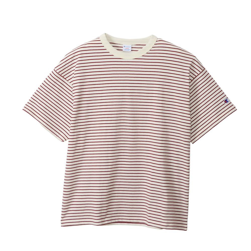 CHAMPION SS BORDER T - SHIRT เสื้อยืดทีเชิ๊ตผู้ชาย - Rev Online