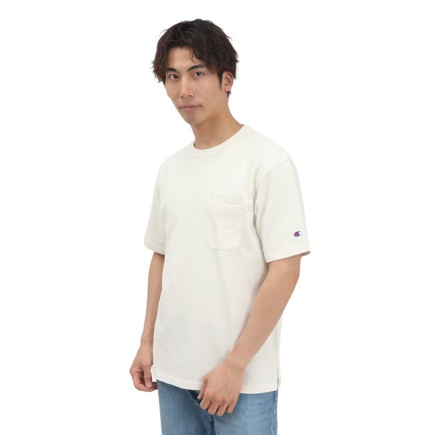 CHAMPION S/S POCKET T - SHIRT เสื้อยืดทีเชิ๊ตผู้ชาย - Rev Online
