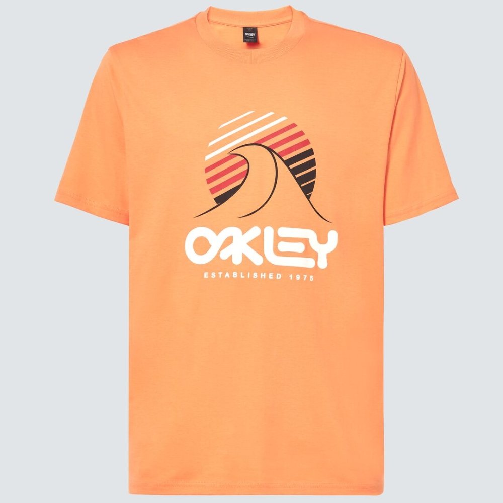 OAKLEY ONE WAVE B1B TEE เสื้อยืดทีเชิ๊ตผู้ชาย - Rev Online