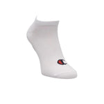 CHAMPION 3PK SNEAKER SOCKS ถุงเท้าแพ็ก 3 คู่สำหรับผู้ชายและผู้หญิง - Rev Online