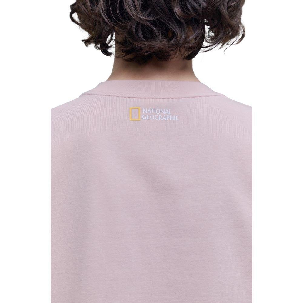 NATIONAL GEOGRAPHIC NEODY BIG LOGO BASIC FIT เสื้อยืดทีเชิ๊ตสำหรับผู้ชายและผู้หญิง - Rev Online