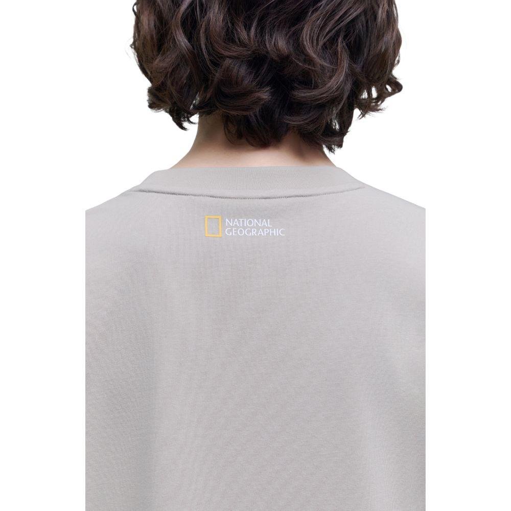NATIONAL GEOGRAPHIC NEODY BIG LOGO BASIC FIT เสื้อยืดทีเชิ๊ตสำหรับผู้ชายและผู้หญิง - Rev Online