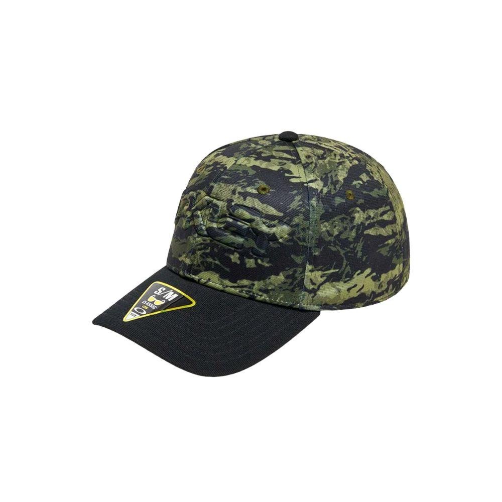 OAKLEY 6 PANEL STRETCH HAT EMBOSSED หมวกสวมใส่ทั่วไปผู้ชาย - Rev Online
