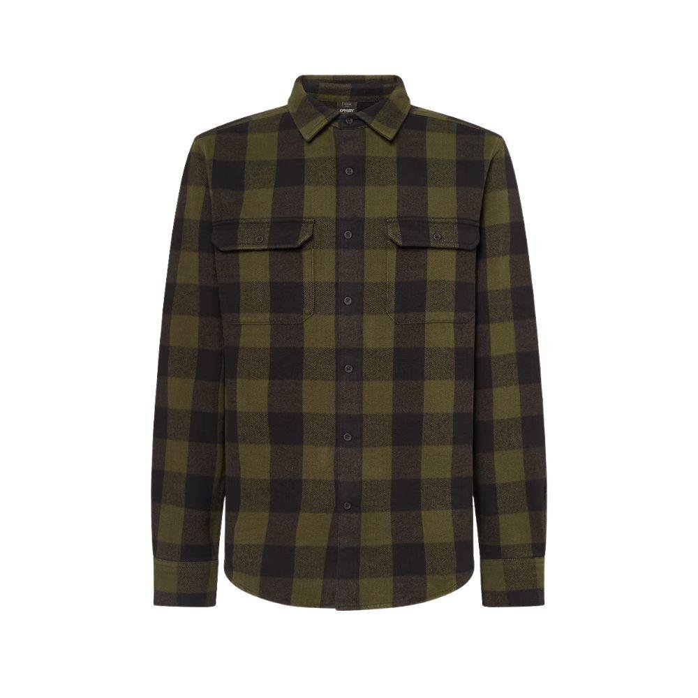 OAKLEY TERRAFORMIC LS BUTTON DOWN เสื้อเชิ้ตแขนยาวผู้ชาย - Rev Online