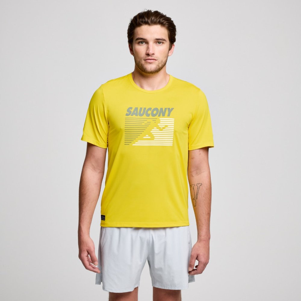 SAUCONY - STOPWATCH GRAPHIC SHORT SLEEVE Men - Rev Online