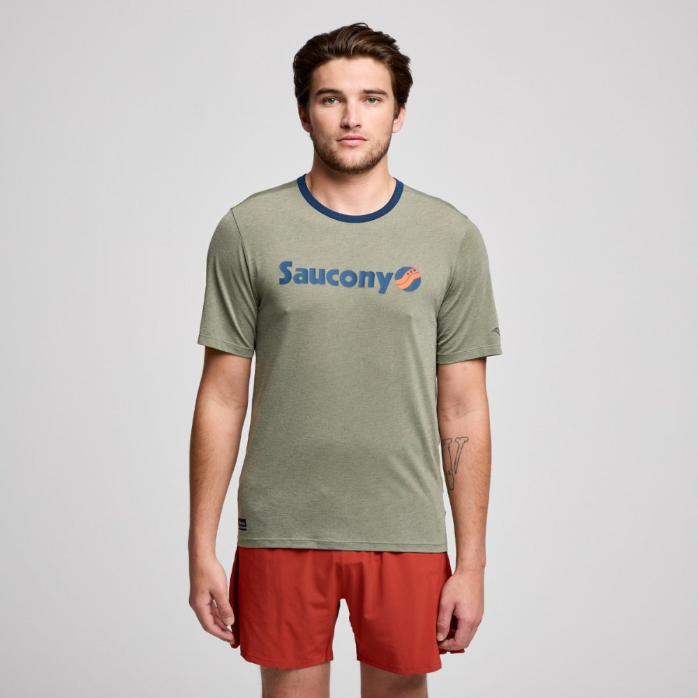 SAUCONY - STOPWATCH GRAPHIC SHORT SLEEVE Men - Rev Online