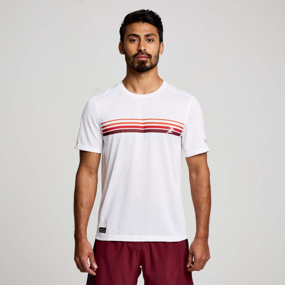 SAUCONY - STOPWATCH GRAPHIC SHORT SLEEVE Men - Rev Online