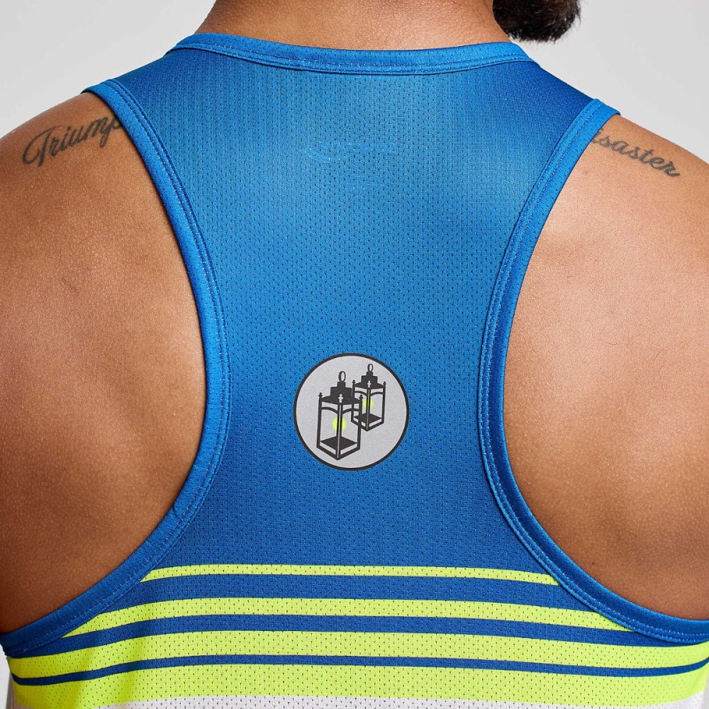 SAUCONY - STOPWATCH GRAPHIC SINGLET Men - Rev Online