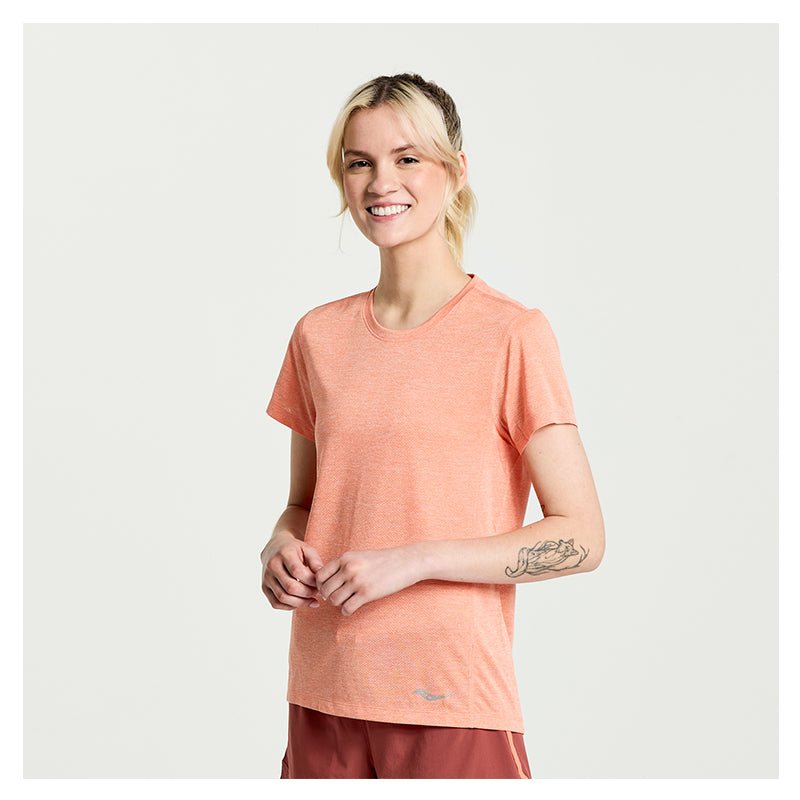 SAUCONY - STOPWATCH SHORT SLEEVE Women - Rev Online